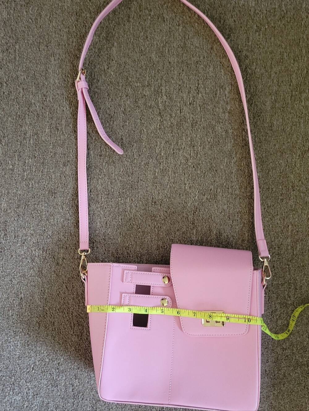 NWOT Stanley Cup 40oz Crossbody Tumbler Bag Pink Bottle Holder Purse Bag - Picture 9 of 13
